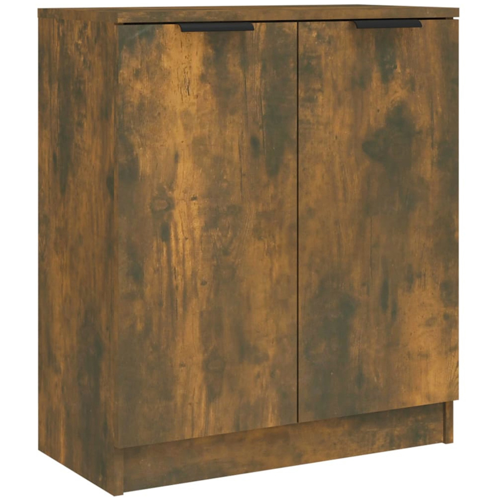 vidaXL 2 Door Smoked Oak Sideboard Image 2