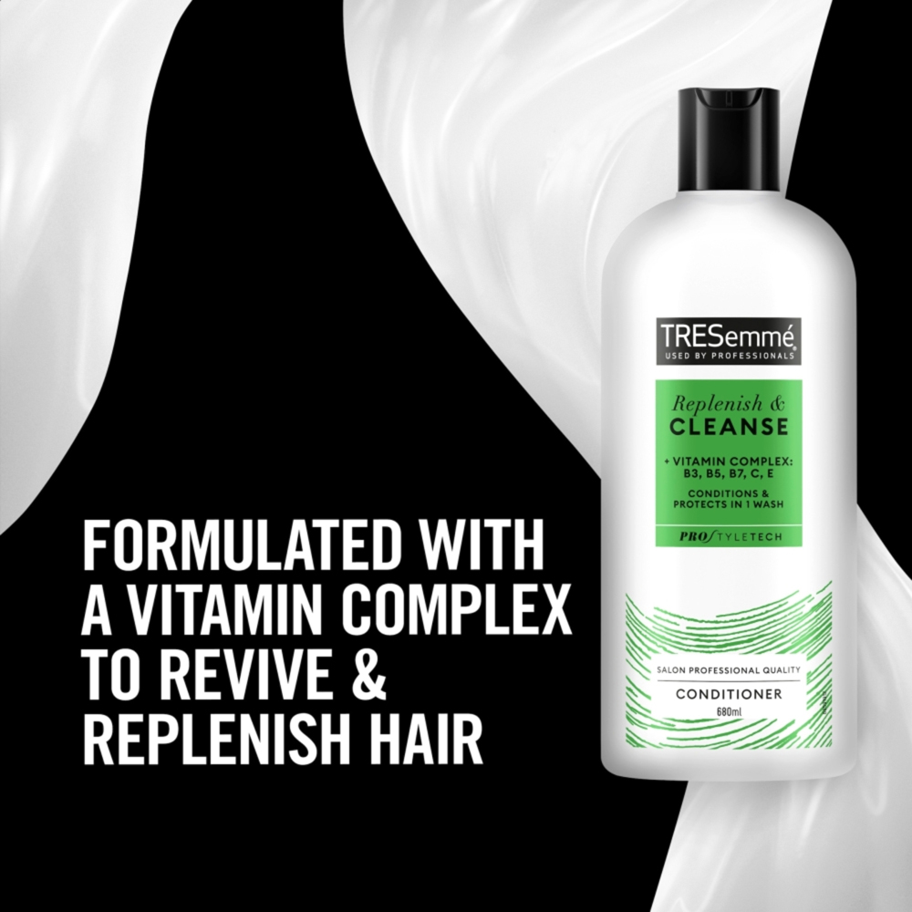 Tresemme Replenish and Cleanse Conditioner 680 ml 6 Pack Image 5