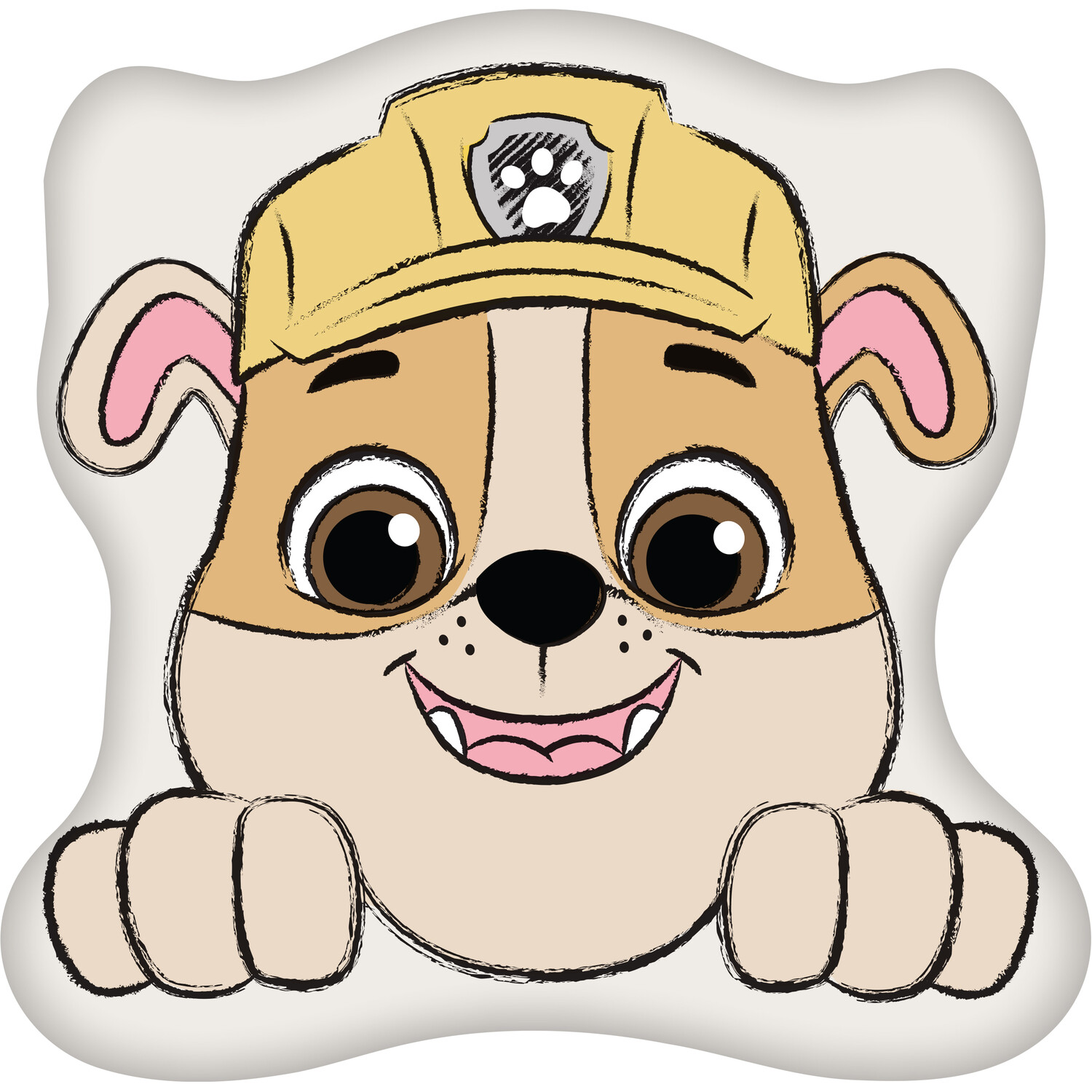 Paw Patrol Sketchy Shaped CushionMulticolour Image 2