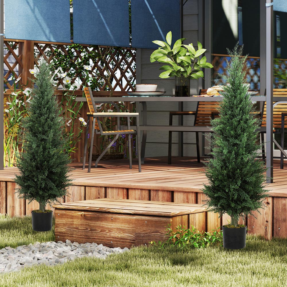 Portland Artificial Cypress Plant in Pot 120cm 2 Pack Image 5