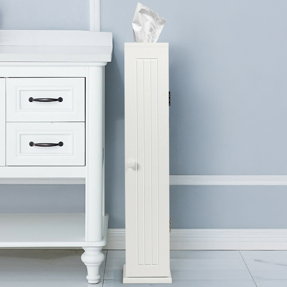 Costway Compact Freestanding Toilet Paper Holder Image 2