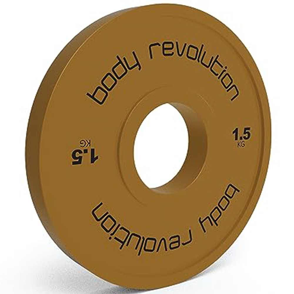 Body Revolution Fractional Bumper Plates 1kg 2 Pack Image 2