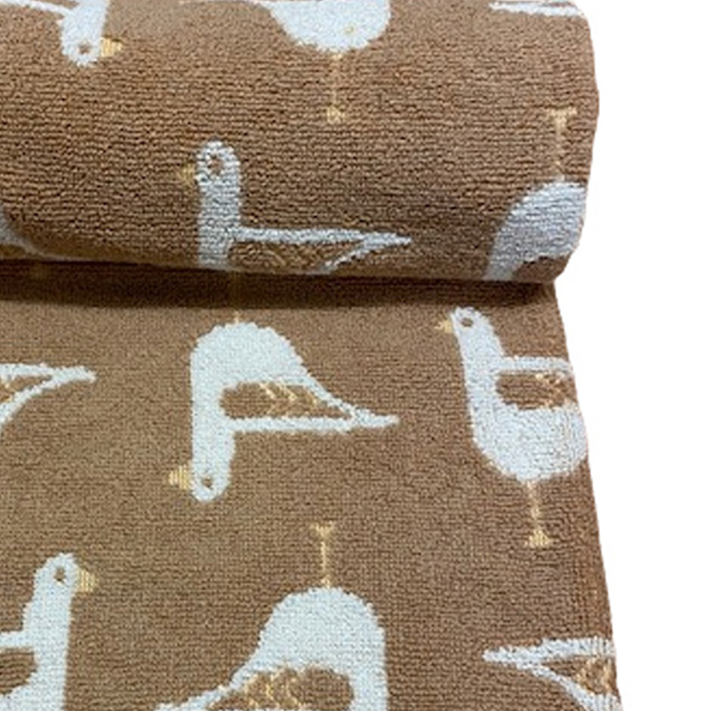 Bellissimo Sea Gull Turkish Cotton Beige Bath Sheet Image 2