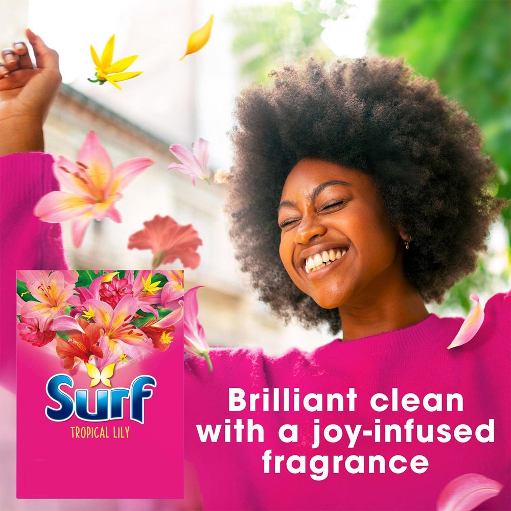 Surf Tropical Lily Laundry Washing Powder XXL 95 Washes 4.75kg Image 3