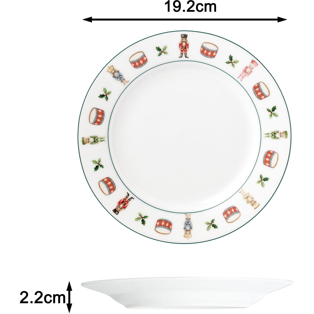 Waterside Nutcracker Porcelain 12 Piece Dinner Set Image 8