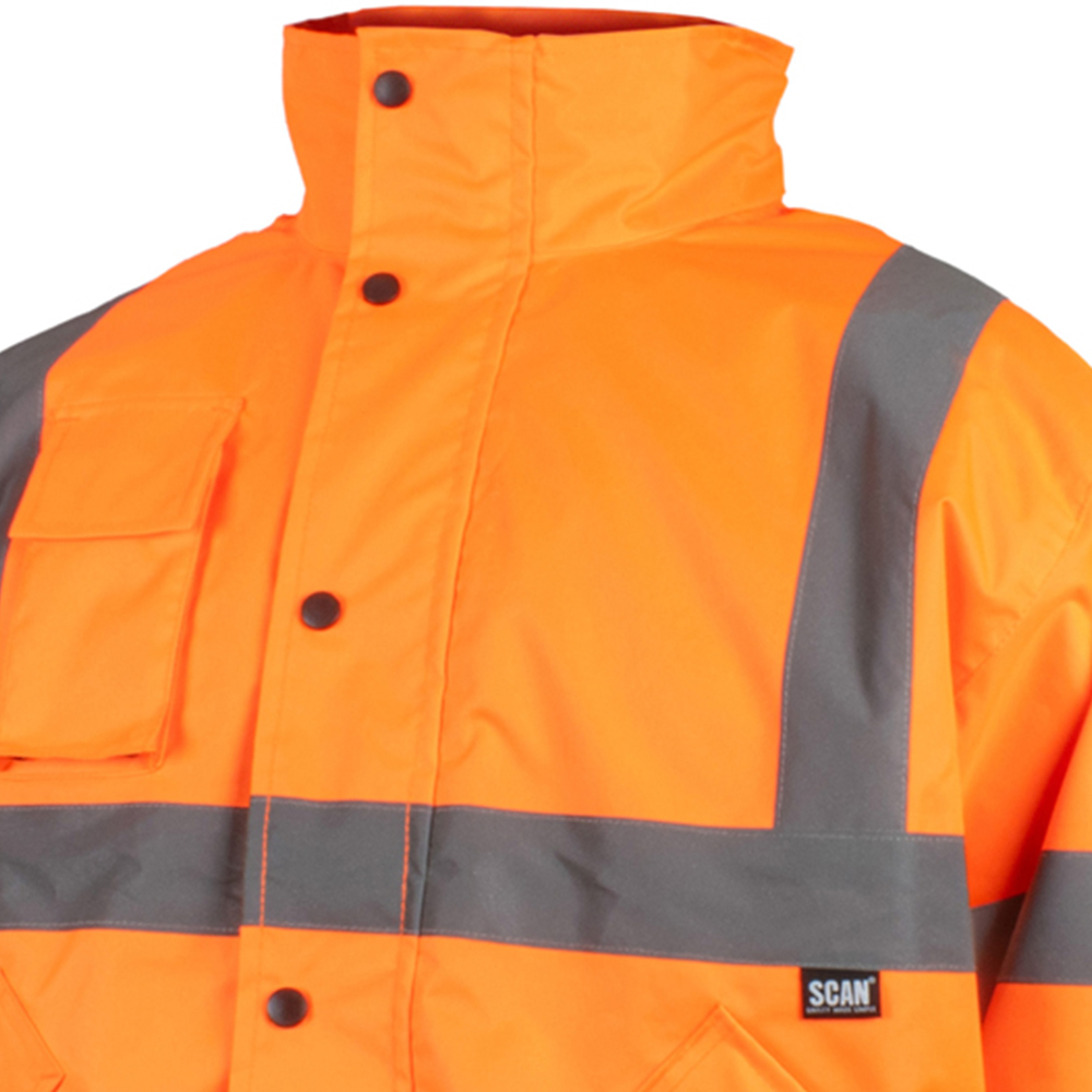 Scan Hi Visibility Bomber Jacket XXXL Orange Image 3