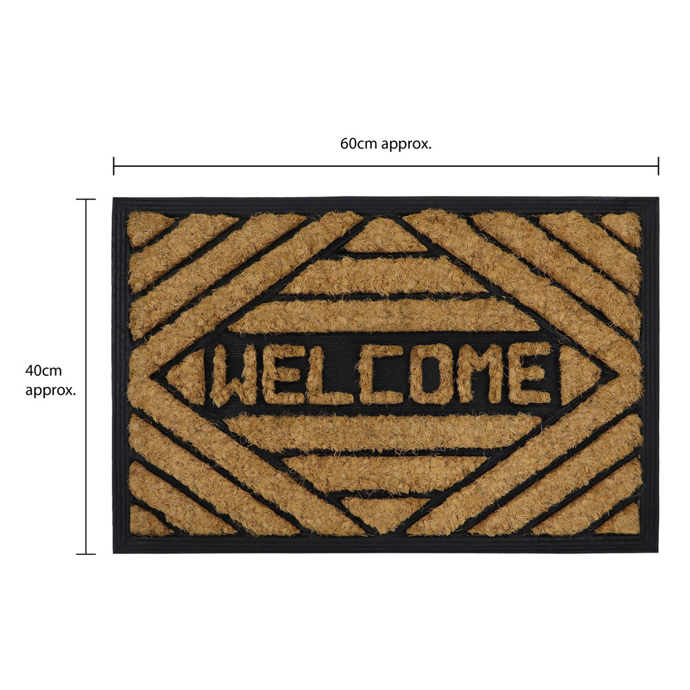 JVL Welcome Tuffscrape Coir Mat 40 x 60cm Image 9