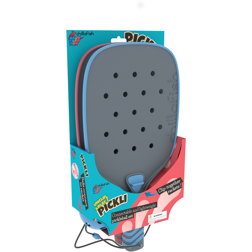 Chillafish Pickli Bonny Blue and Holly Berry Pickleball Set Image 2