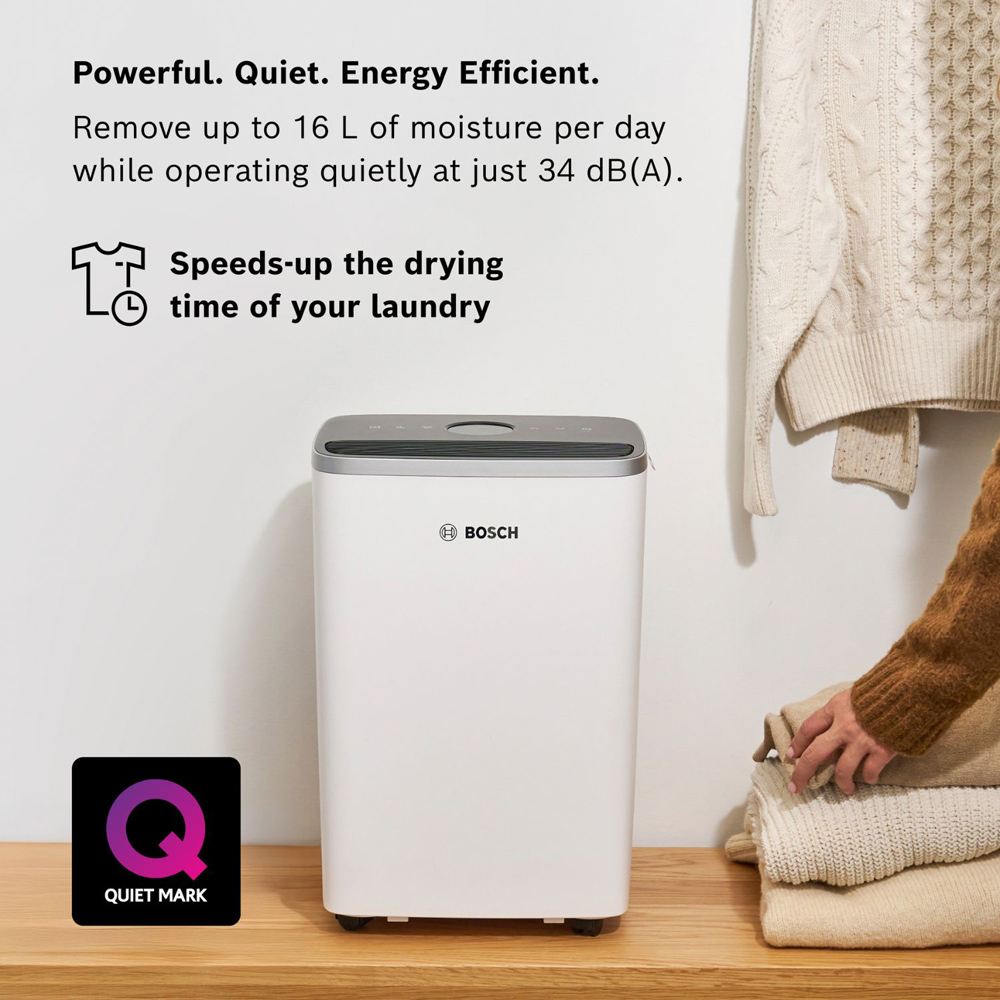Bosch Dry 4000 Dehumidifier with 2-in-1 Filter 16L Image 4