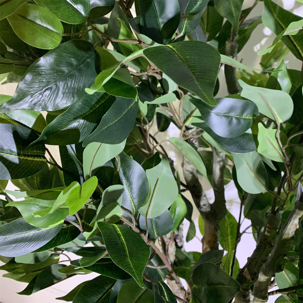 Leaf Plant Bush Ficus Artificial Tree 3ft Image 3