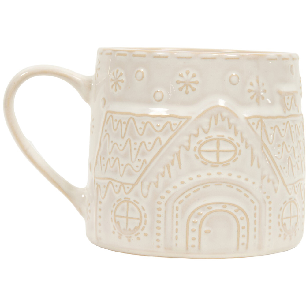 Gingerbread House or Man Embossed Mug Image 4