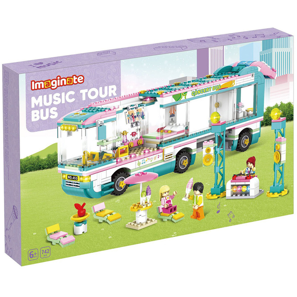 Imaginate Music Tour Bus Blocks Set Image 1