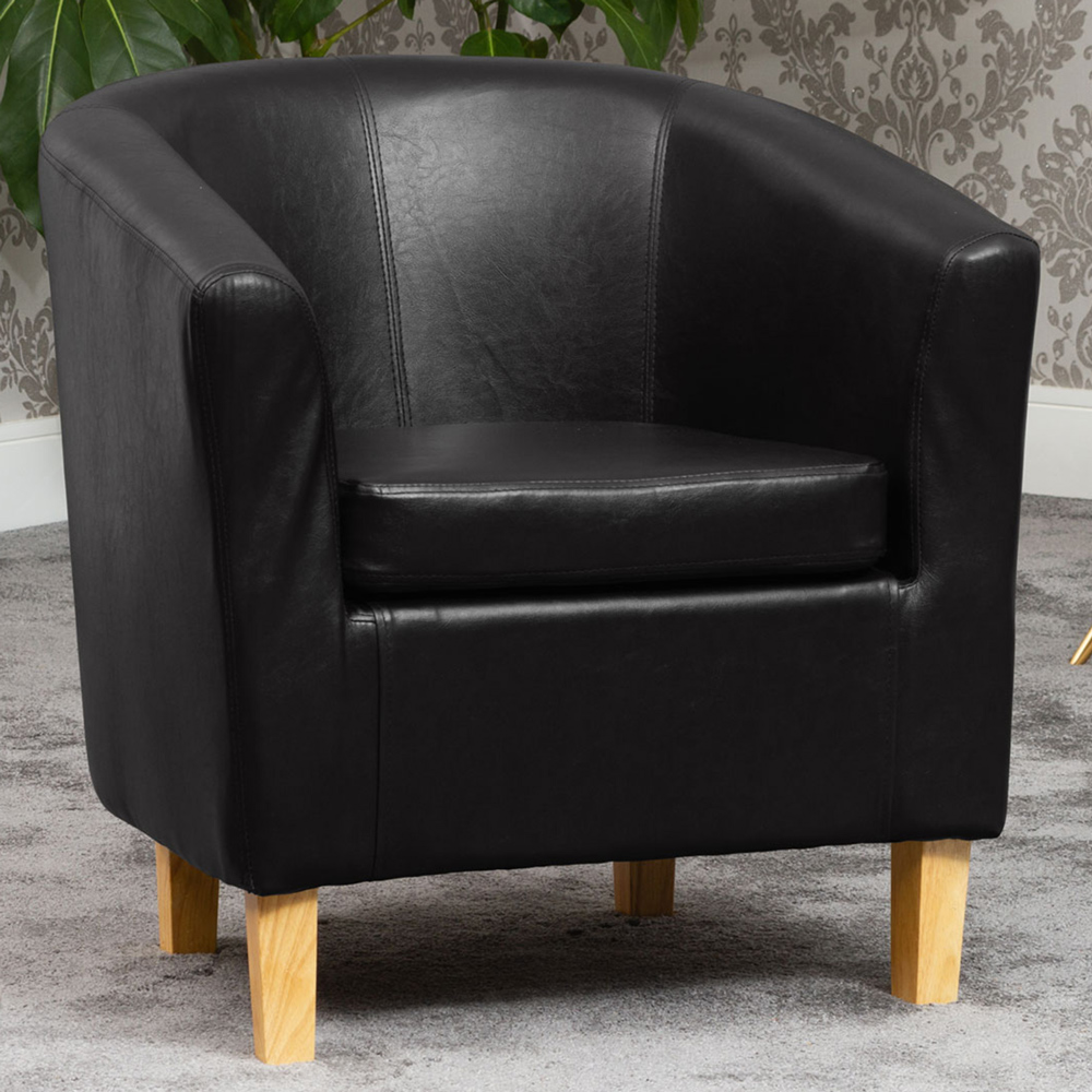 Artemis Home Meriden Black Tub Chair Image 2