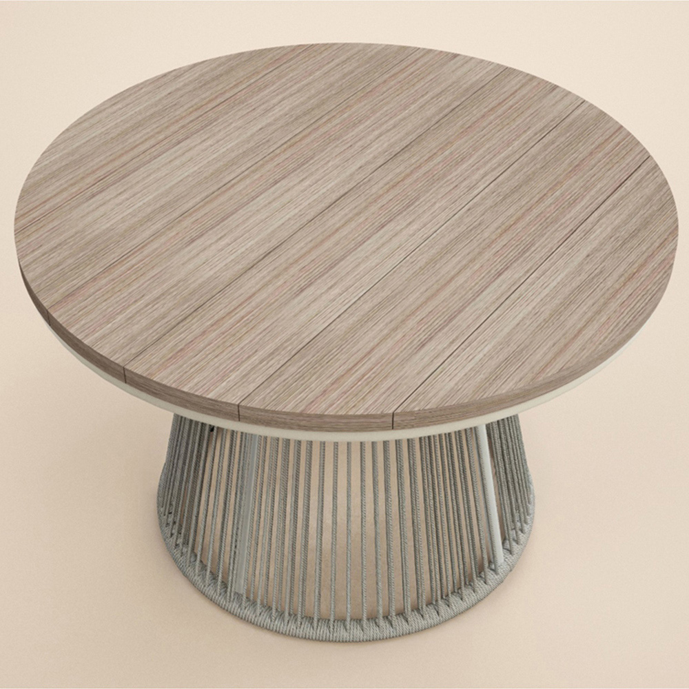 SOLACE+CO Hana Lita 4 Seater Round Garden Bistro Set Image 5