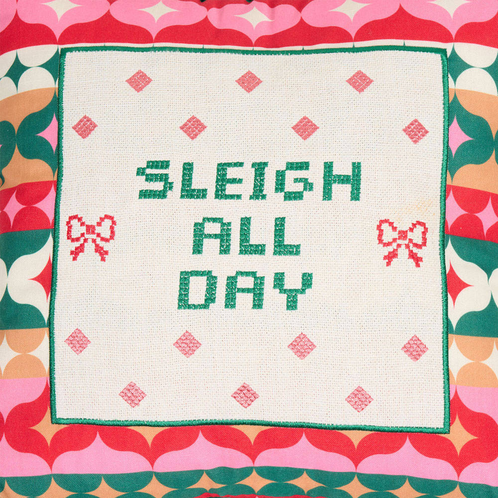 Christmas Slogan Cushion Image 8