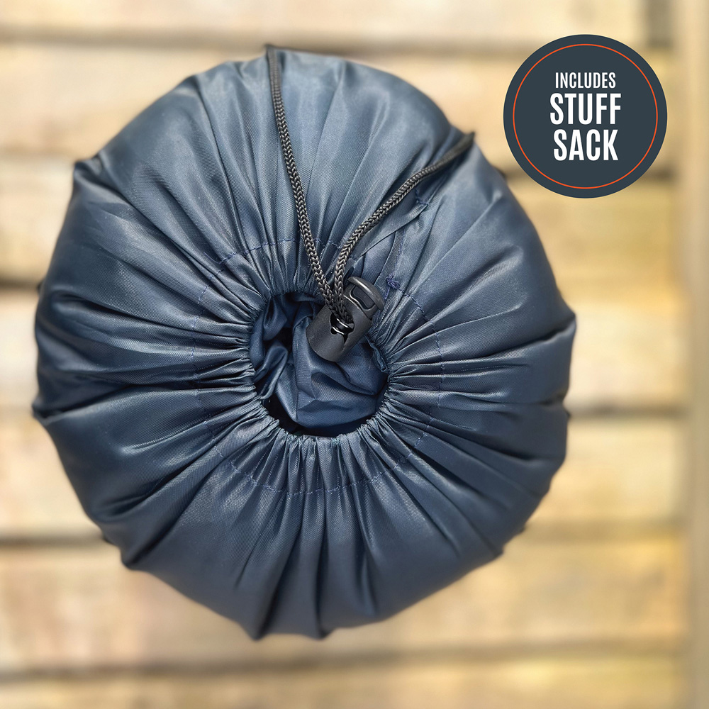 Milestone Camping 250 Hooded Evergreen Envelope Sleeping Bag Image 4