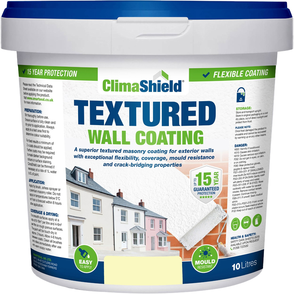 Smartseal Devon Cream Textured Wall Coating 10L Image 2