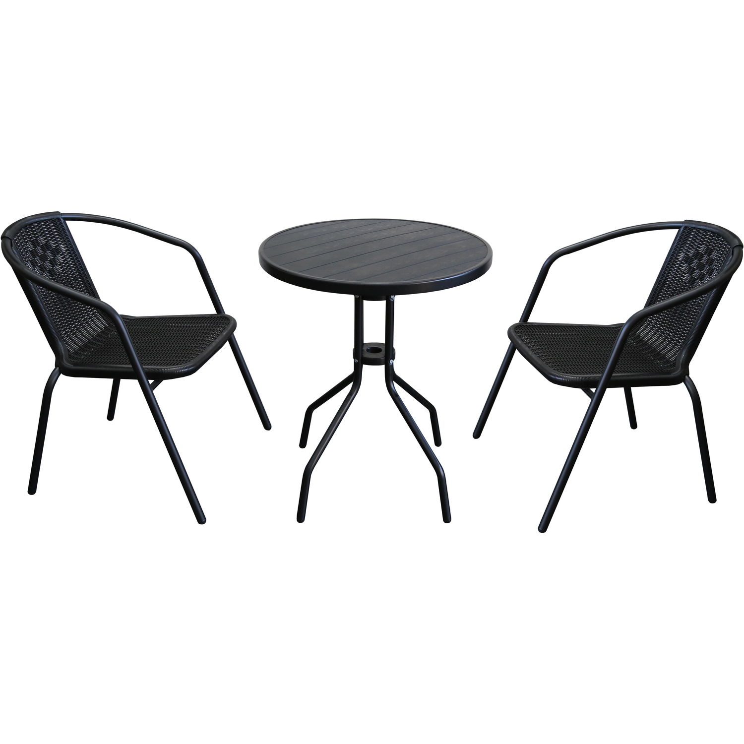 Pisa Bistro Set - Black Image 2