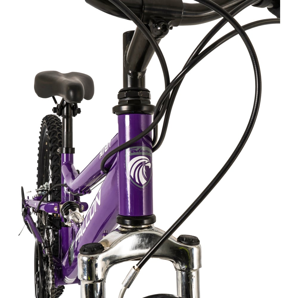 Falcon Siren 24 inch Purple Junior Bike Image 2