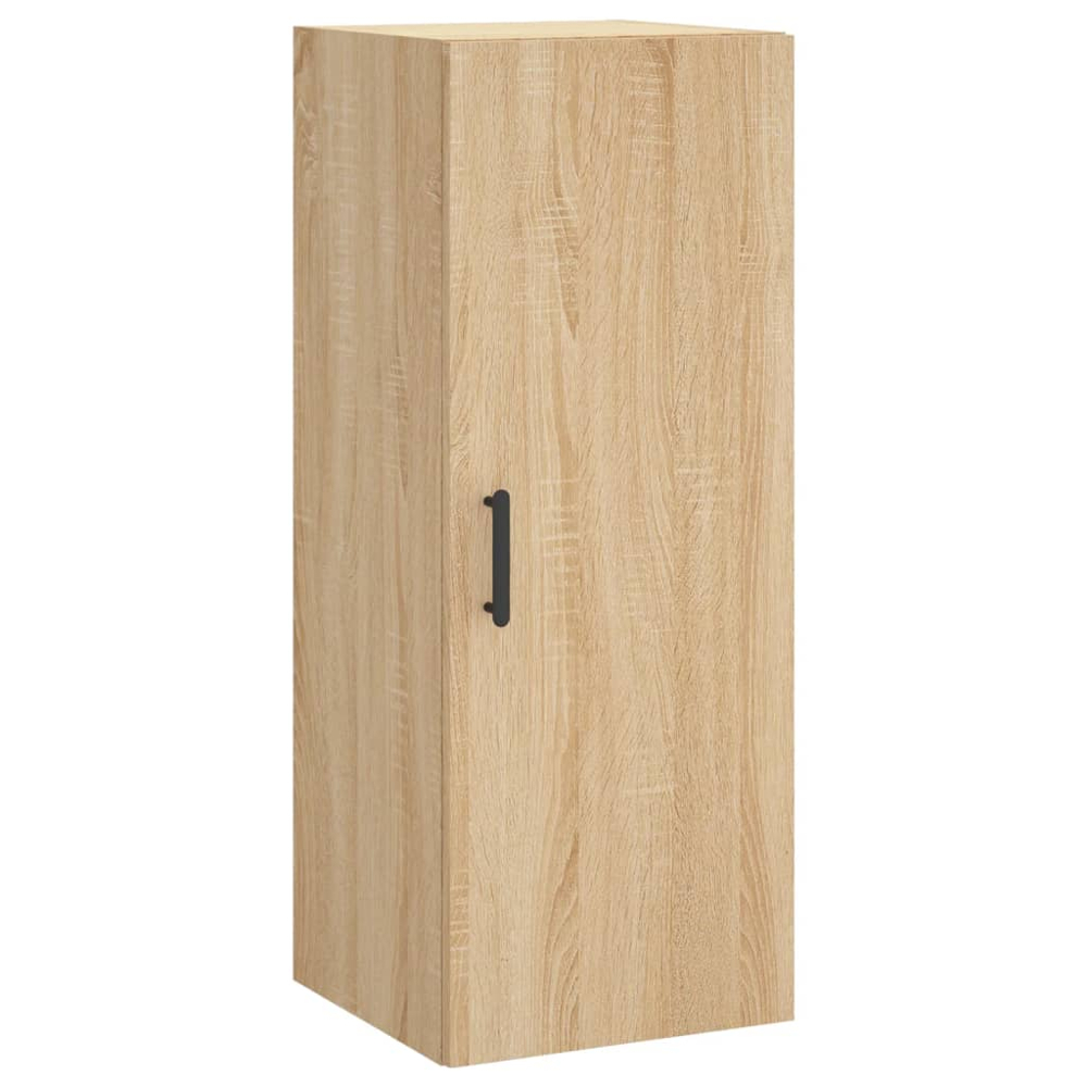 vidaXL Single Door 3 Drawer Sonoma Oak Highboard Image 7