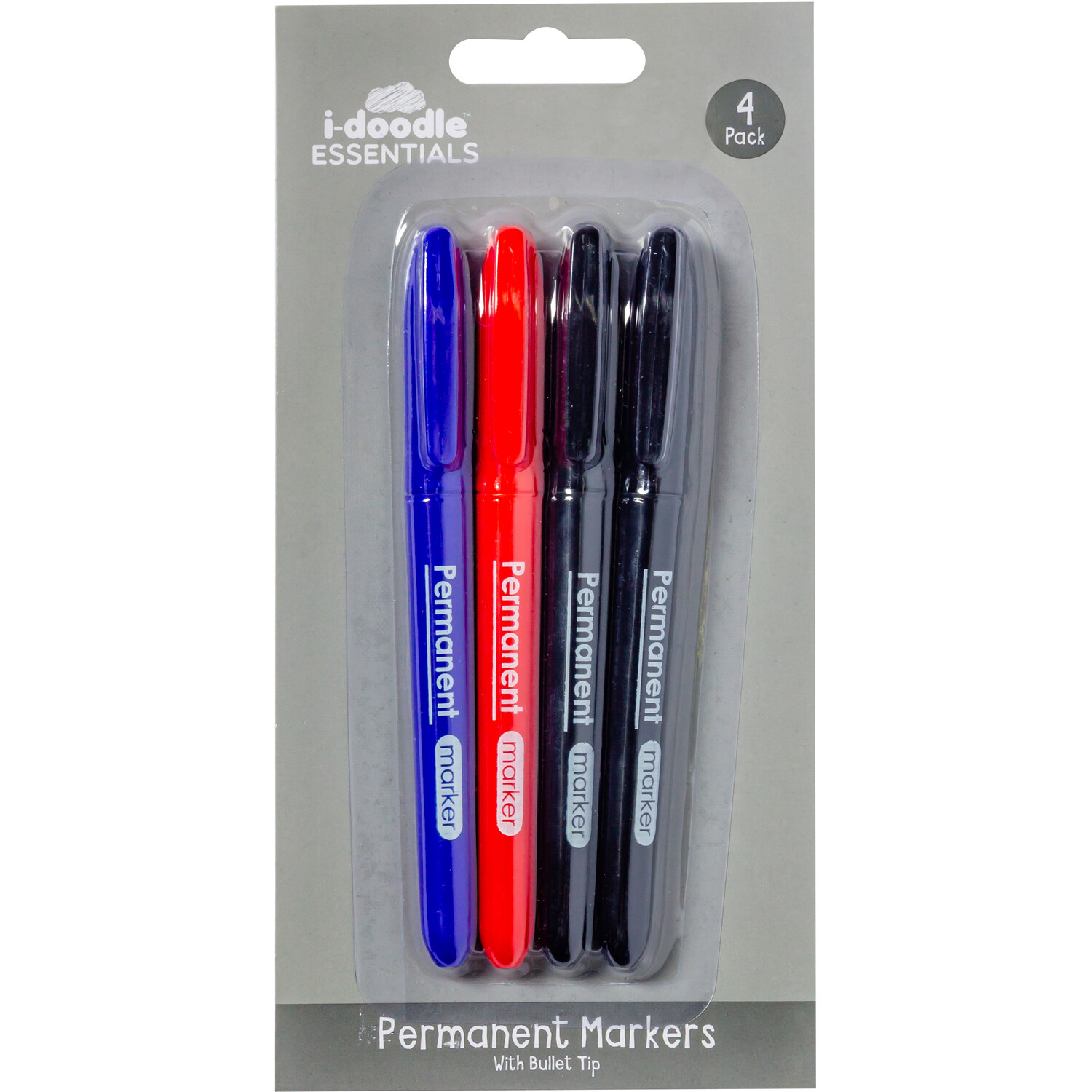 Pack of Four Permanent Markers Image