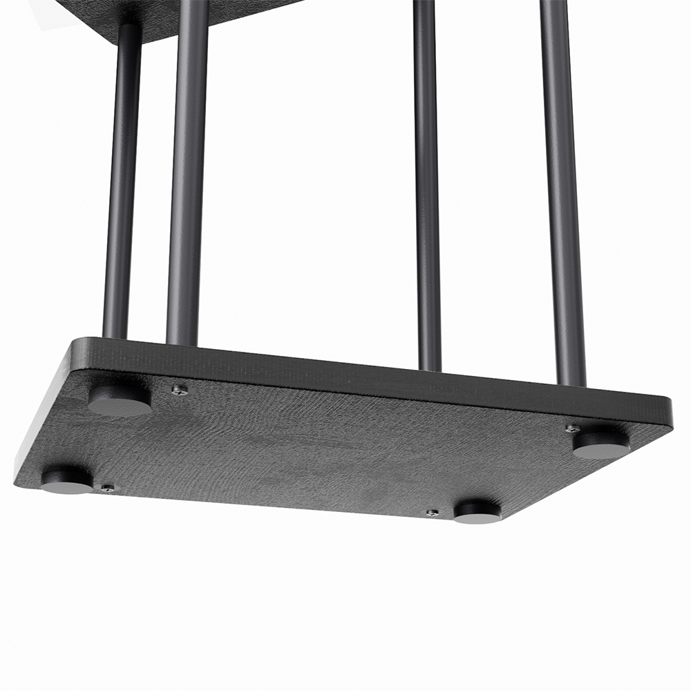 H&O Direct 5 Shelf Black Metal Plant Display Stand Image 5