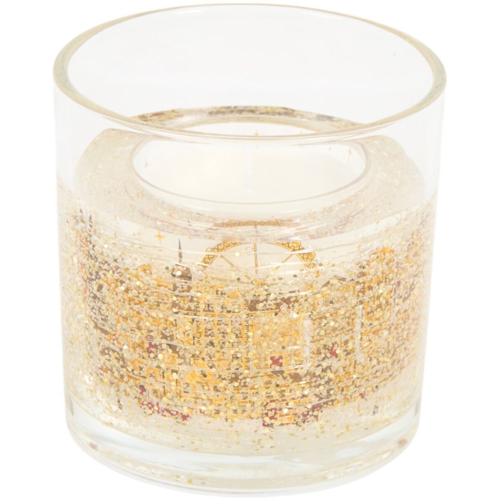 City Light Up LED Candle Gold Image 2