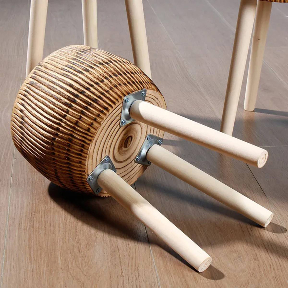 LECHUZA Hortico Ribbed Wooden Indoor Plant Pot 36 x 23cm 2 Pack Image 6