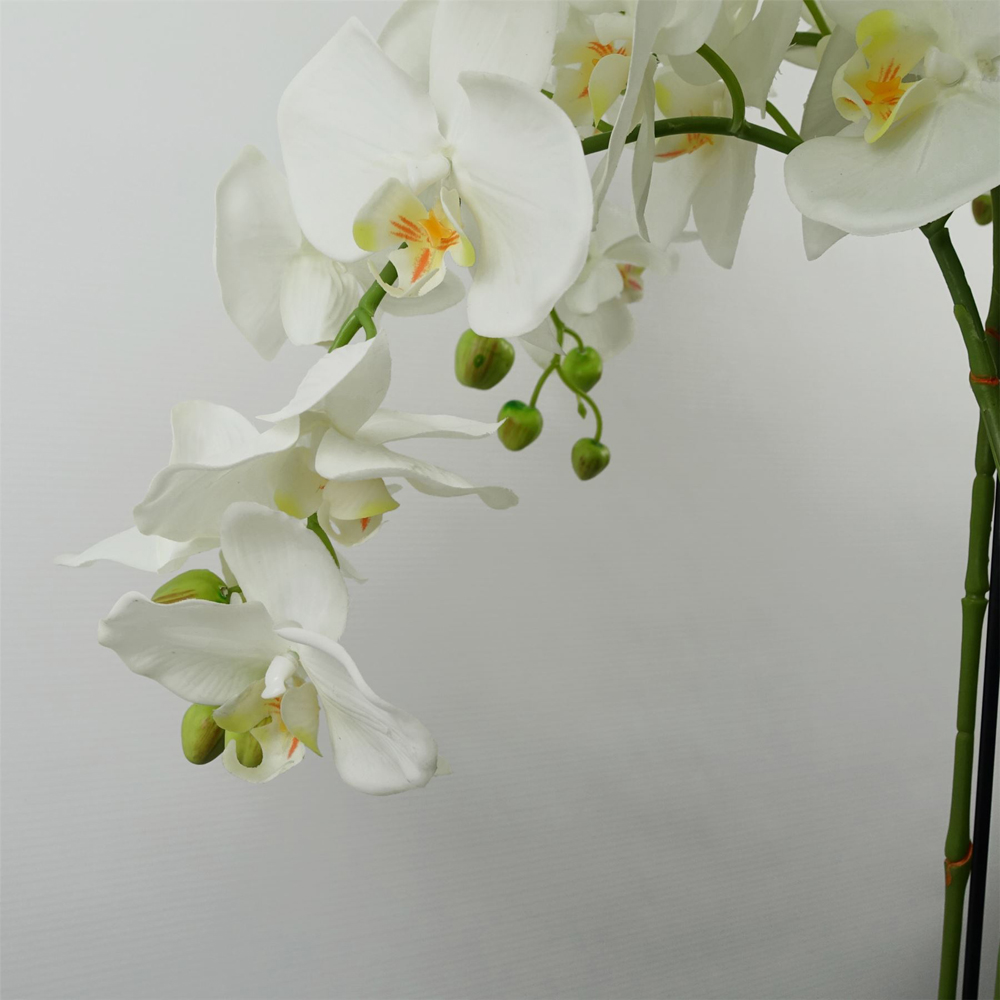 Botanik Giant White Orchid Artificial Plant in Pot 5ft Image 4