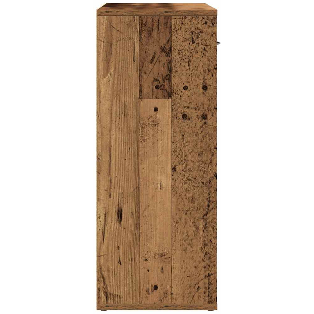 vidaXL 2 Door 2 Shelf Old Wood Sideboard Image 6