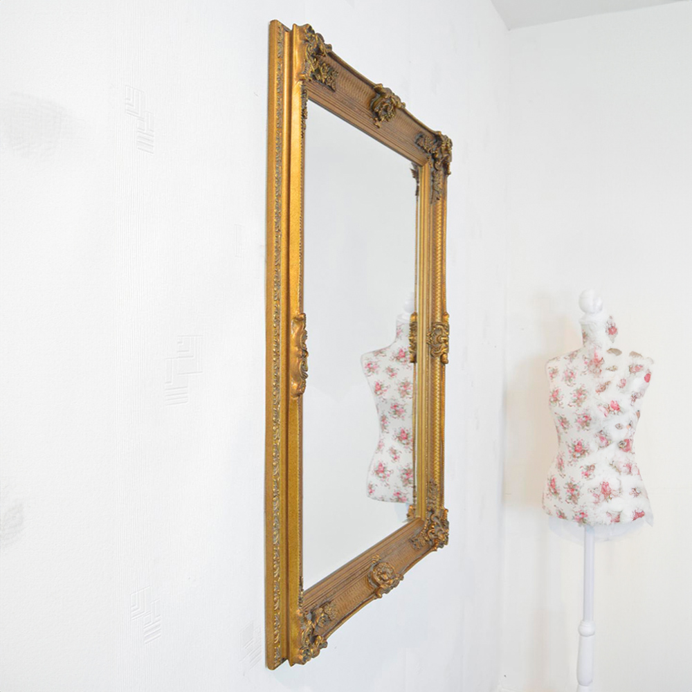 Davenport Gold Ornate Flourish Large Wall Mirror 110 x 79cm Image 6