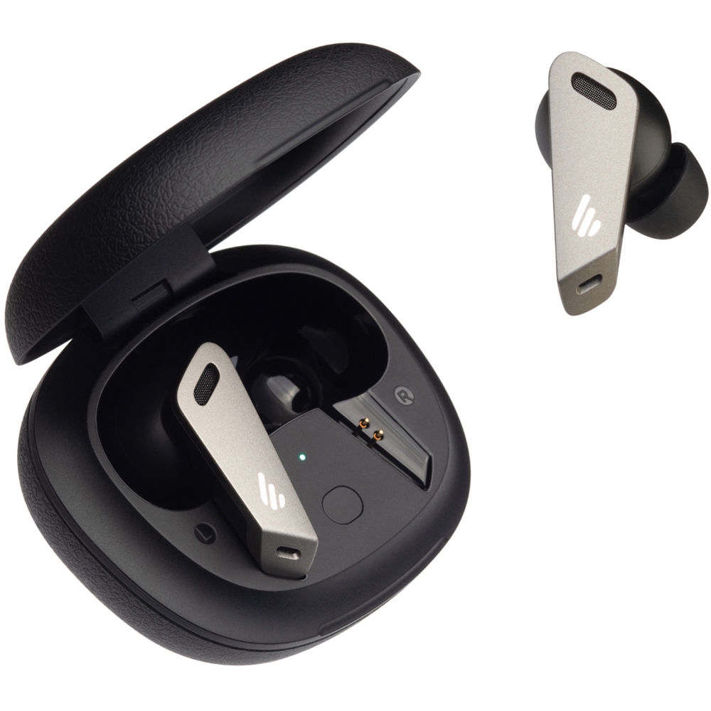 Edifier True Wireless TWS NB2 Pro Black and Silver Bluetooth Active Noise Cancelling Earbuds Image 1