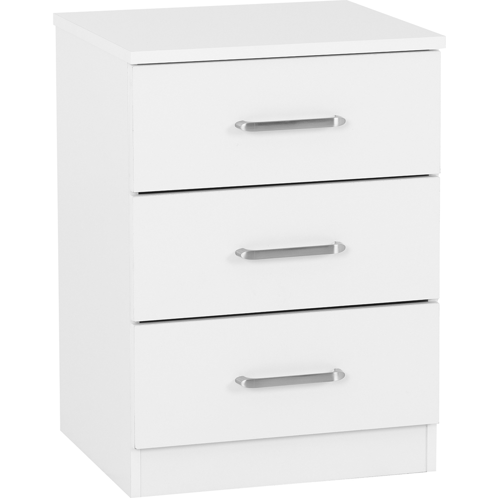 Seconique Dakota 2 Door Wardrobe White Bedroom Furniture Set Image 5