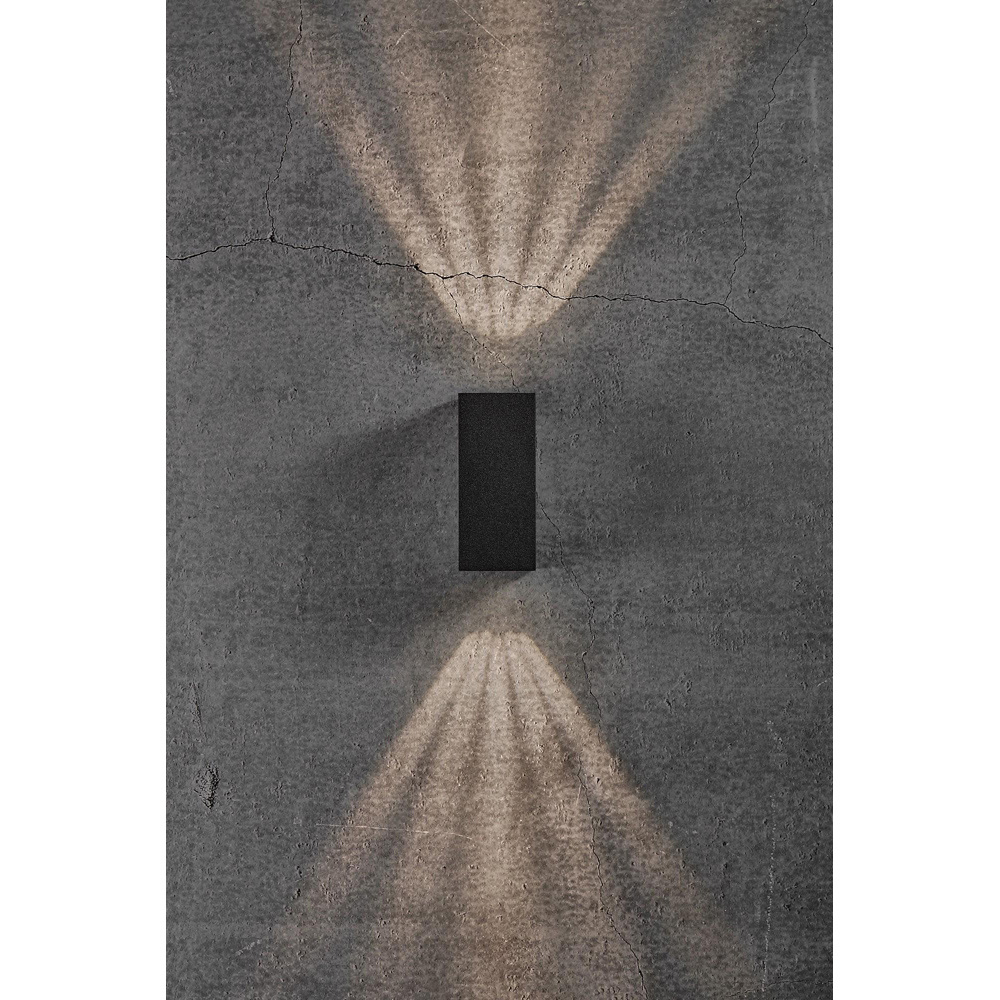 Nordlux Asbol Kubi Black Wall Light Image 2