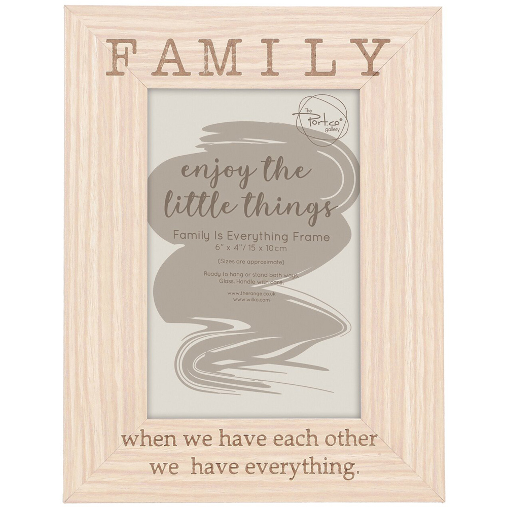 Family Is Everything Frame - Brown Image 1