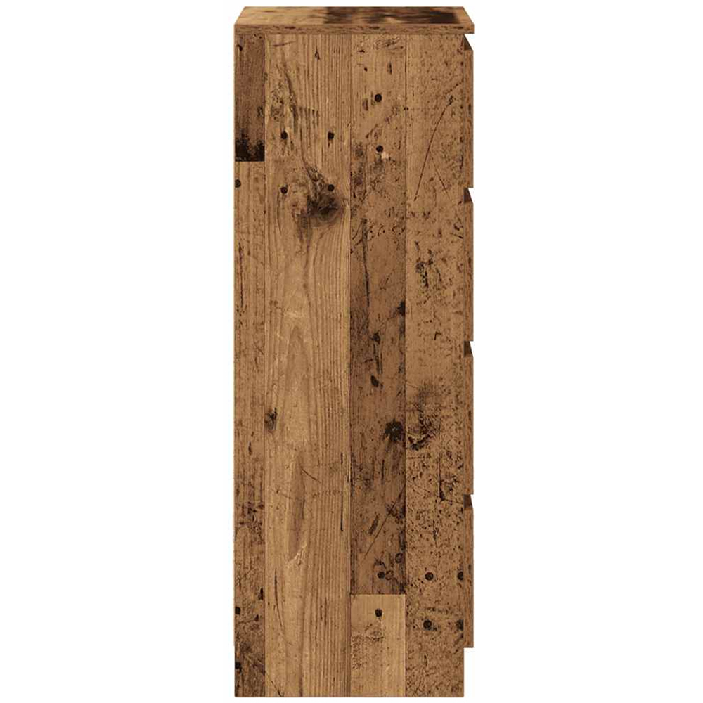 vidaXL 4 Drawer Old Wood Sideboard Image 6