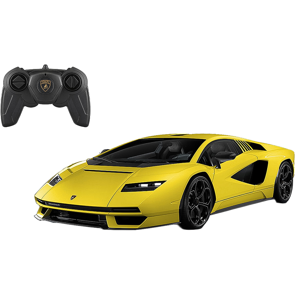 Rastar Lamborghini Countach LPI 800-4 Yellow Remote Control Car Image 1