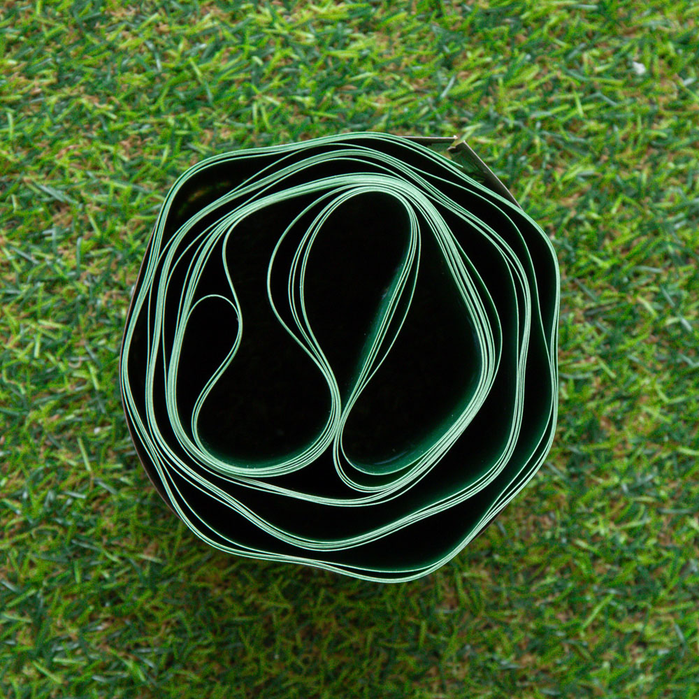Samuel Alexander Green Plastic Corrugated Lawn Garden Edging Border Image 6
