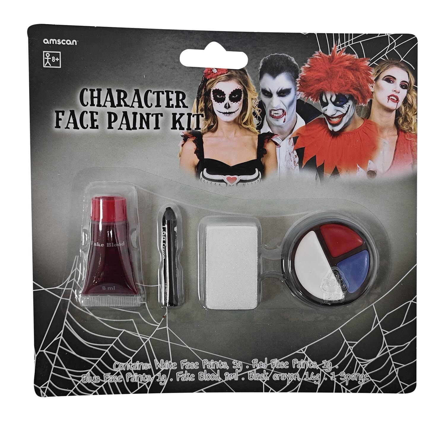Halloween Character Face Paint Kit Image
