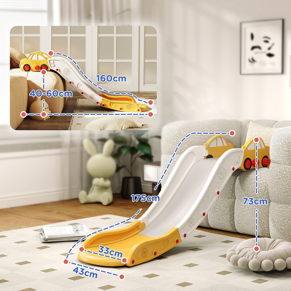 Tommy Toys Yellow Kids Sofa and Bed Side Slide Image 9