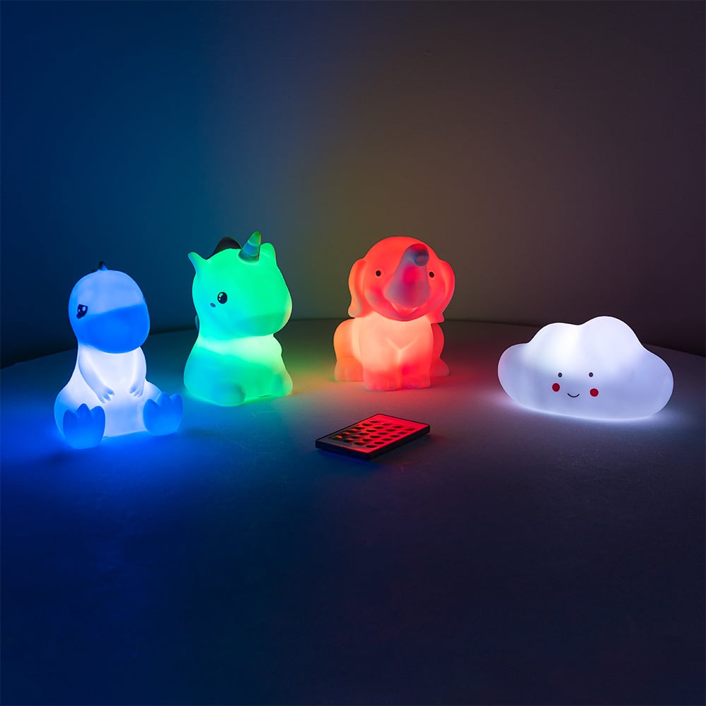 ValueLights Children Nursery Dinosaur LED Nightlight with Remote Image 3
