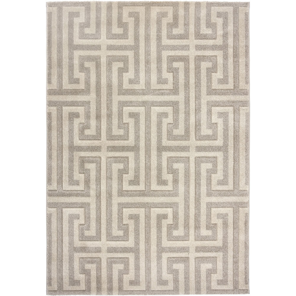 Origins Greek Key Beige Light Vision Rug 200 x 290cm Image 1