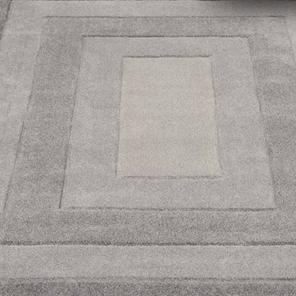 Homemaker Newport Grey Border Rug 120 x 170cm Image 2