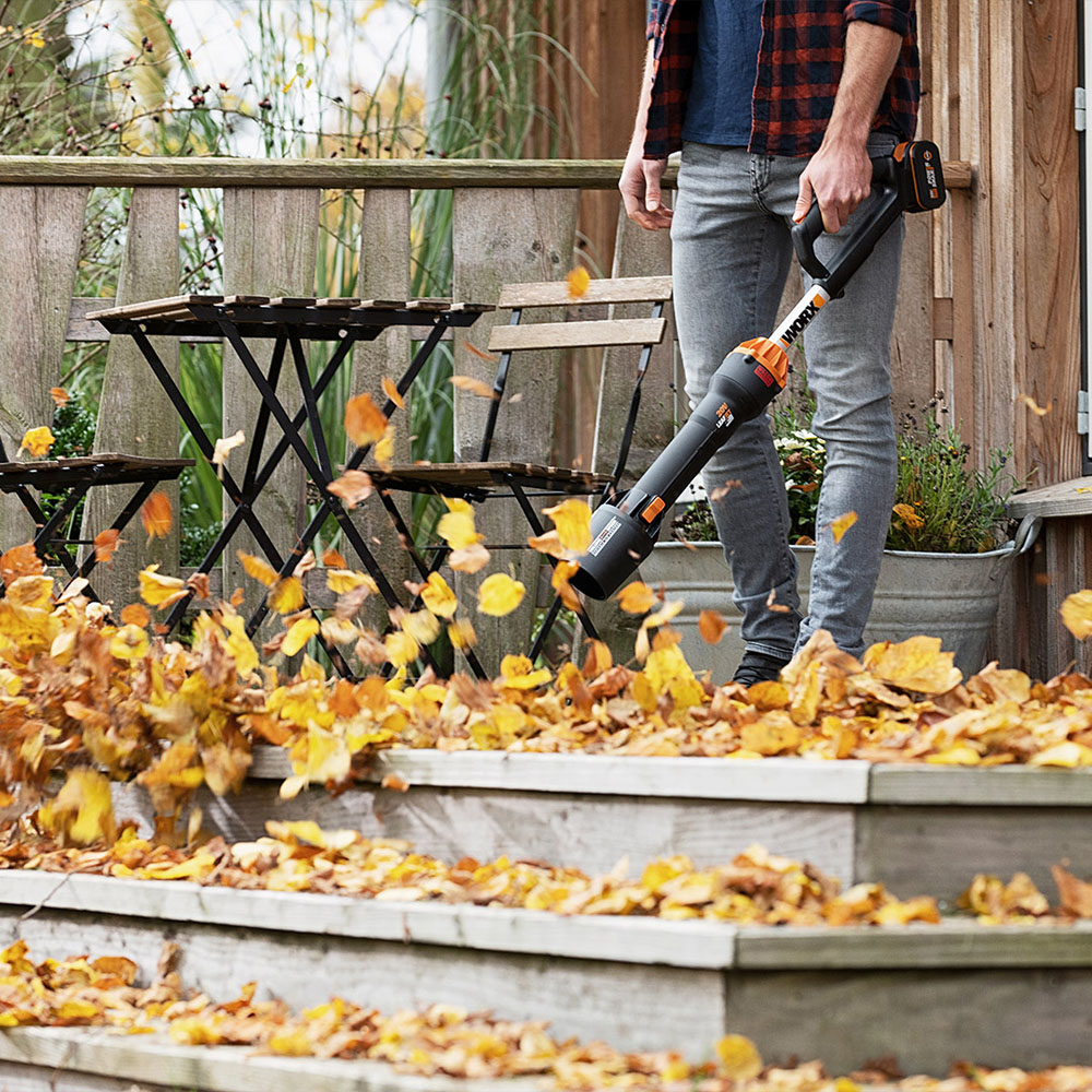 Worx LeafJet WG543E.9 20V Brushless Cordless Leaf Blower Bare Unit Image 2