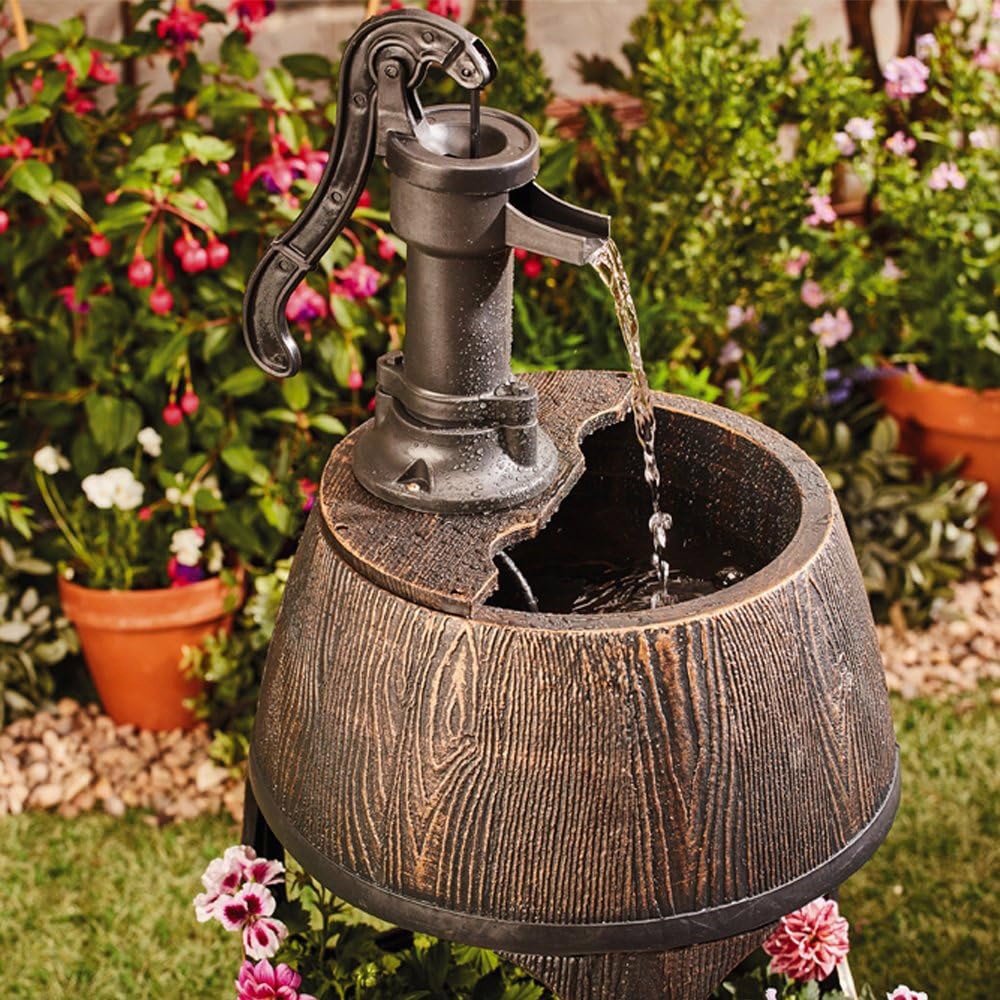 Garden Gear Barrel Fountain Planter Image 5