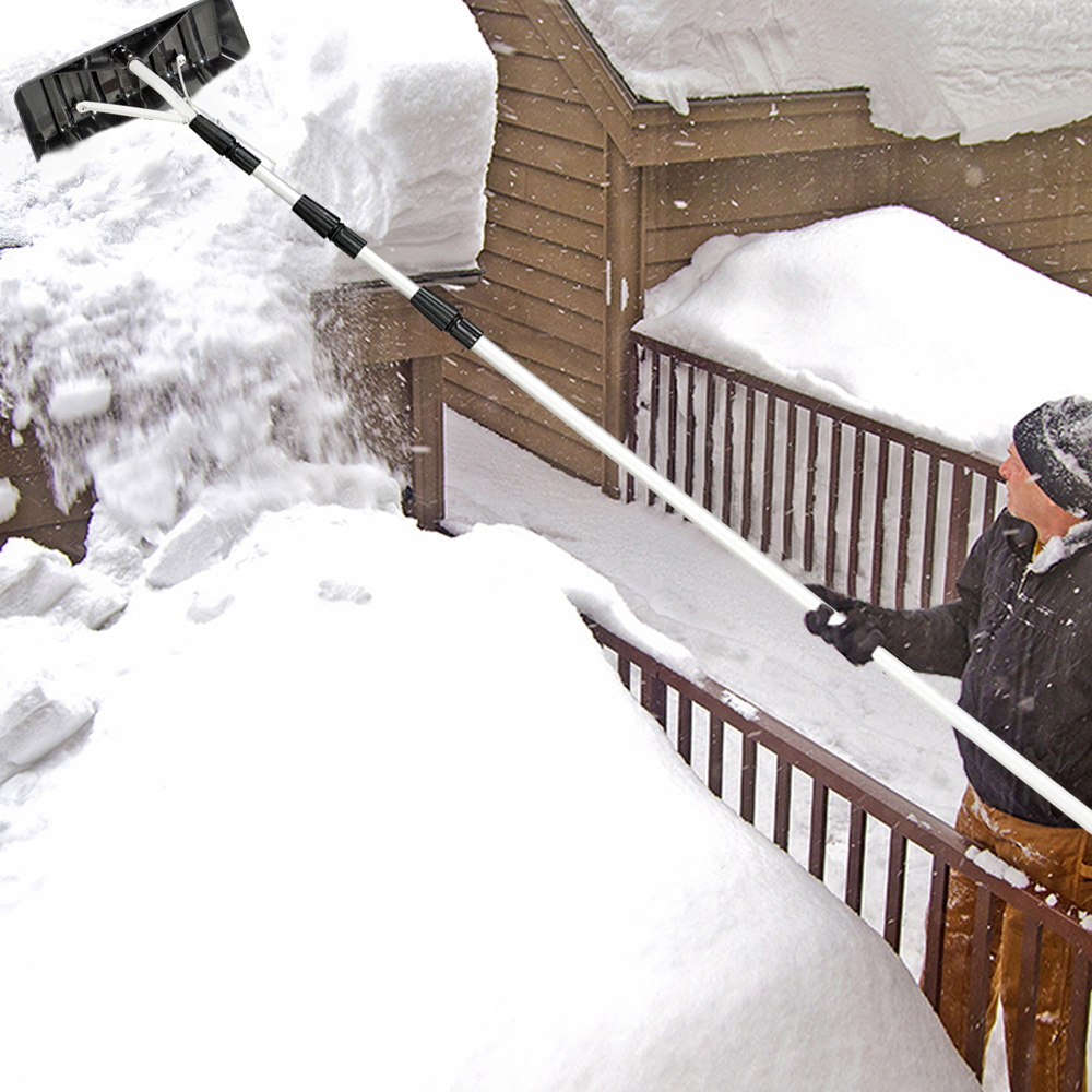 Costway Aluminum Large Blade Snow Roof Rake Image 2