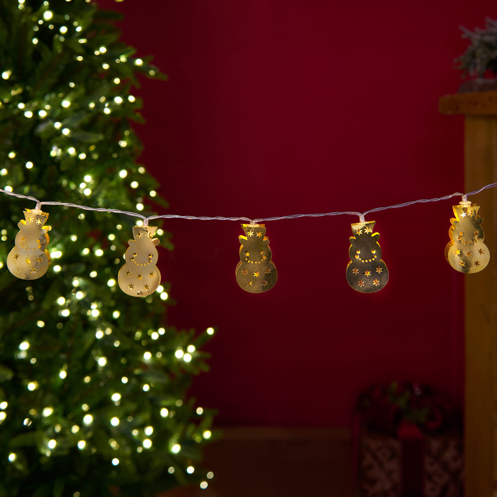 10 LED Christmas Character String Lights Image 4