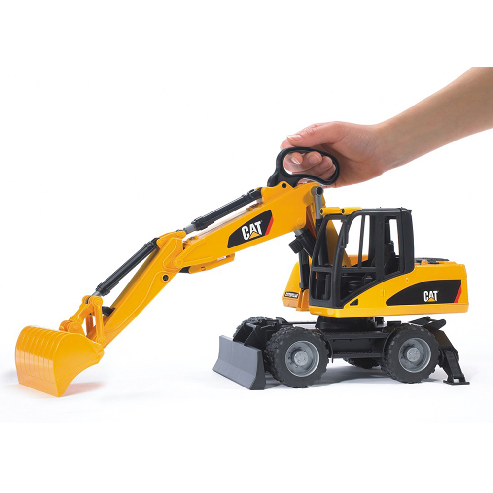 Bruder Kids Cat Wheel Construction Loader with Excavator Playset Model Image 4