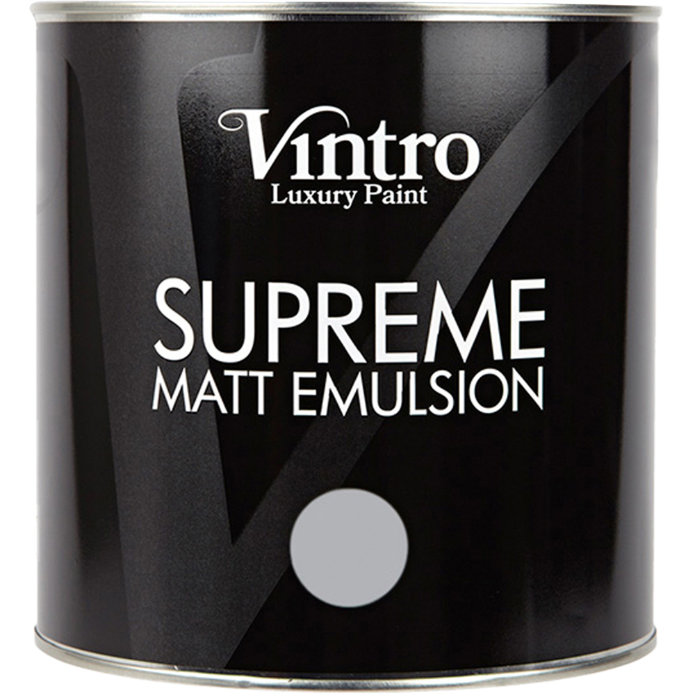 Vintro Paint Lincoln Grey Matt Emulsion Interior Paint 2.5L Image 2