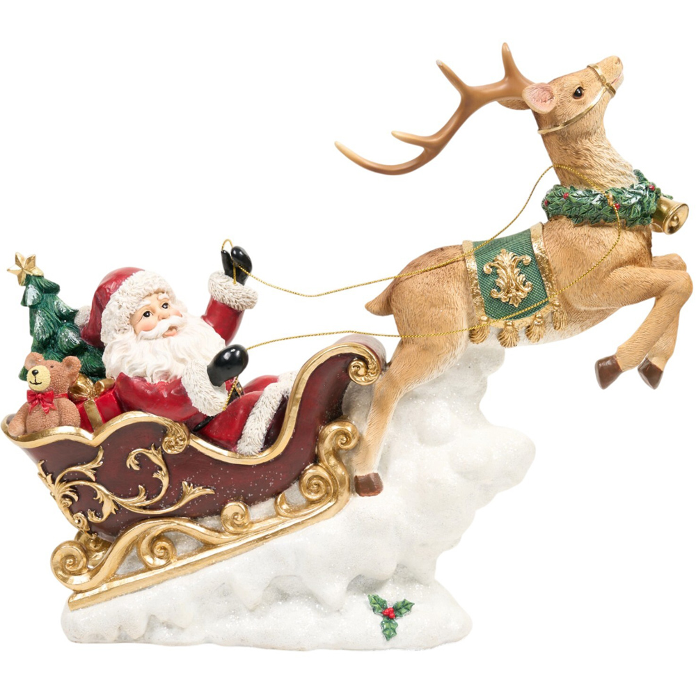 Santas Sleigh Ornament Image 1